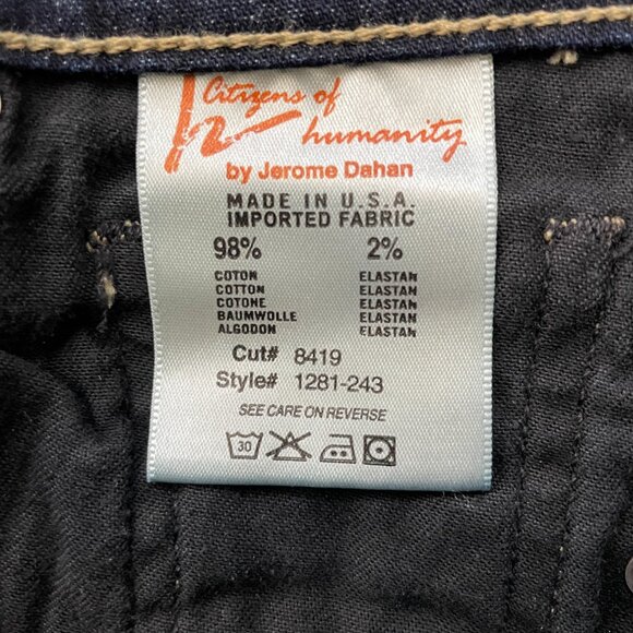 Citizens of Humanity-Kelly Low Rise Bootcut Leg Jeans-Sz. 24 - Picture 6 of 15